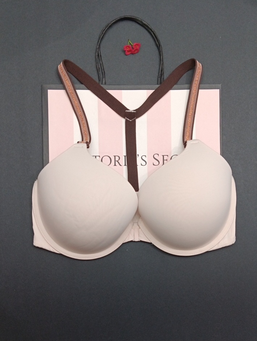 Victoria's Secret Light Pink T-shirt Push-Up Full Coverage Bra Size34DD